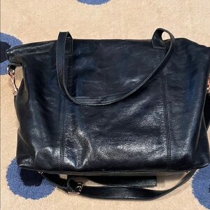 Liebeskind Black Leather Tote Bag